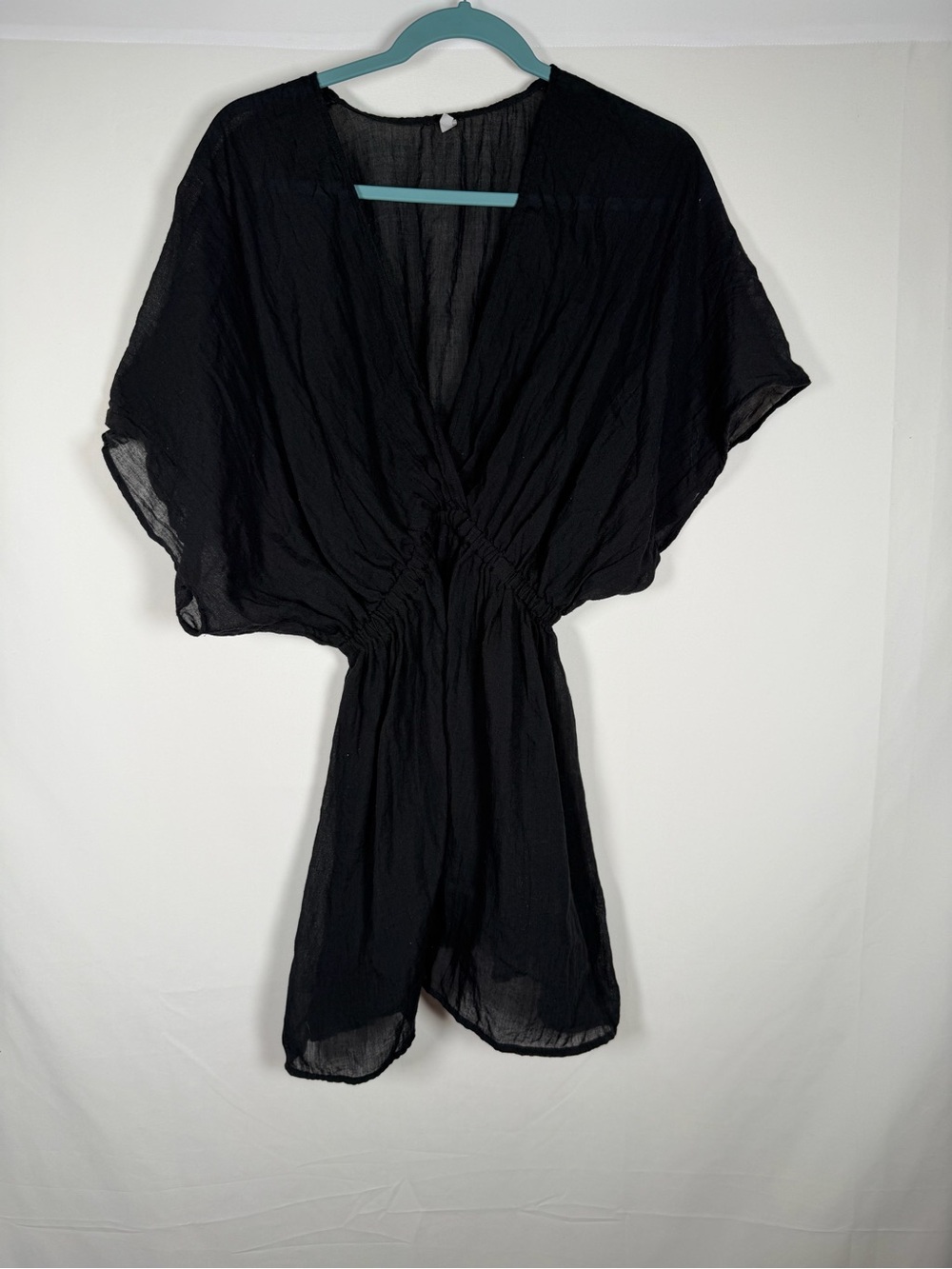 Albion Black Sheer Swim Coverup